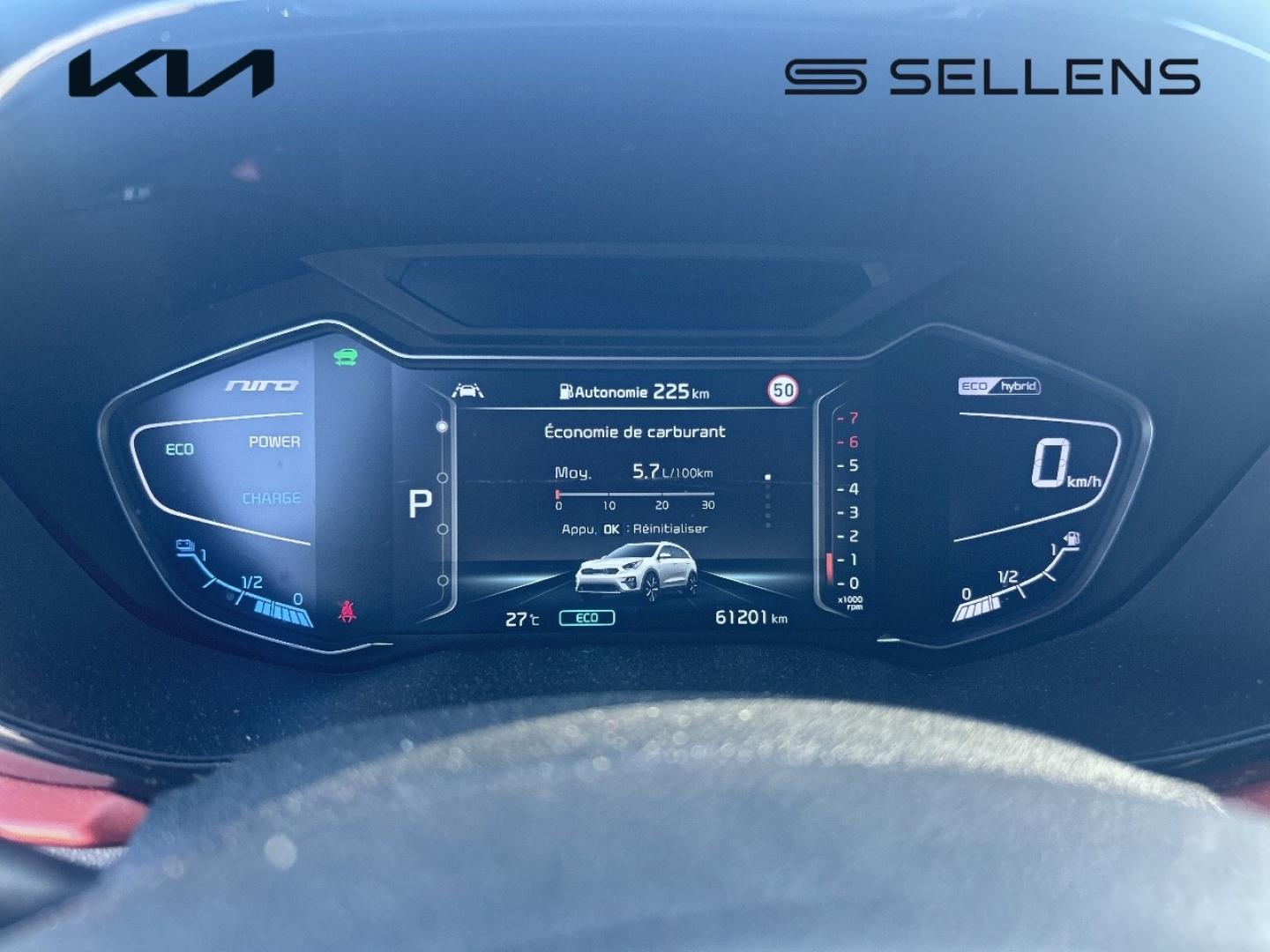KIA Niro 1.6 GDi 105ch ISG + électrique 43.5ch Premium DCT6 - photo 14